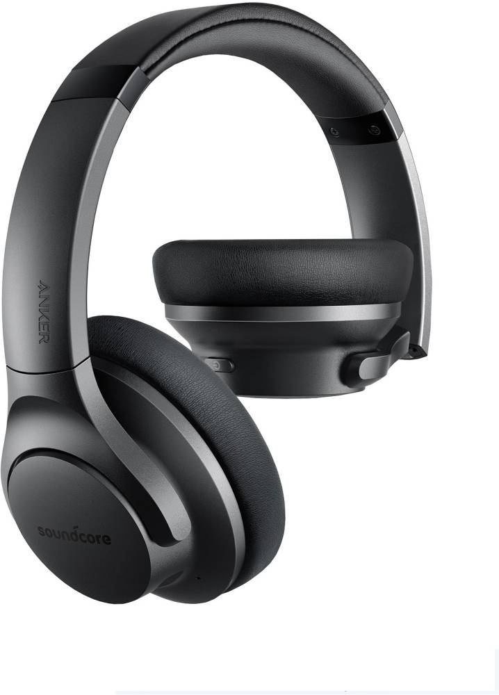 Soundcore by Anker Life Q20 With Hybrid Active Noise Cancellation Enabled Bluetooth Headset (Black, On the Ear)