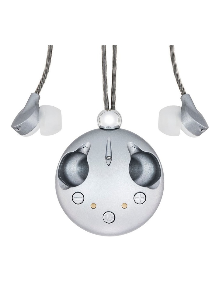 Sound Necklace - Silver + Qliq Essence Lace - Rosegold