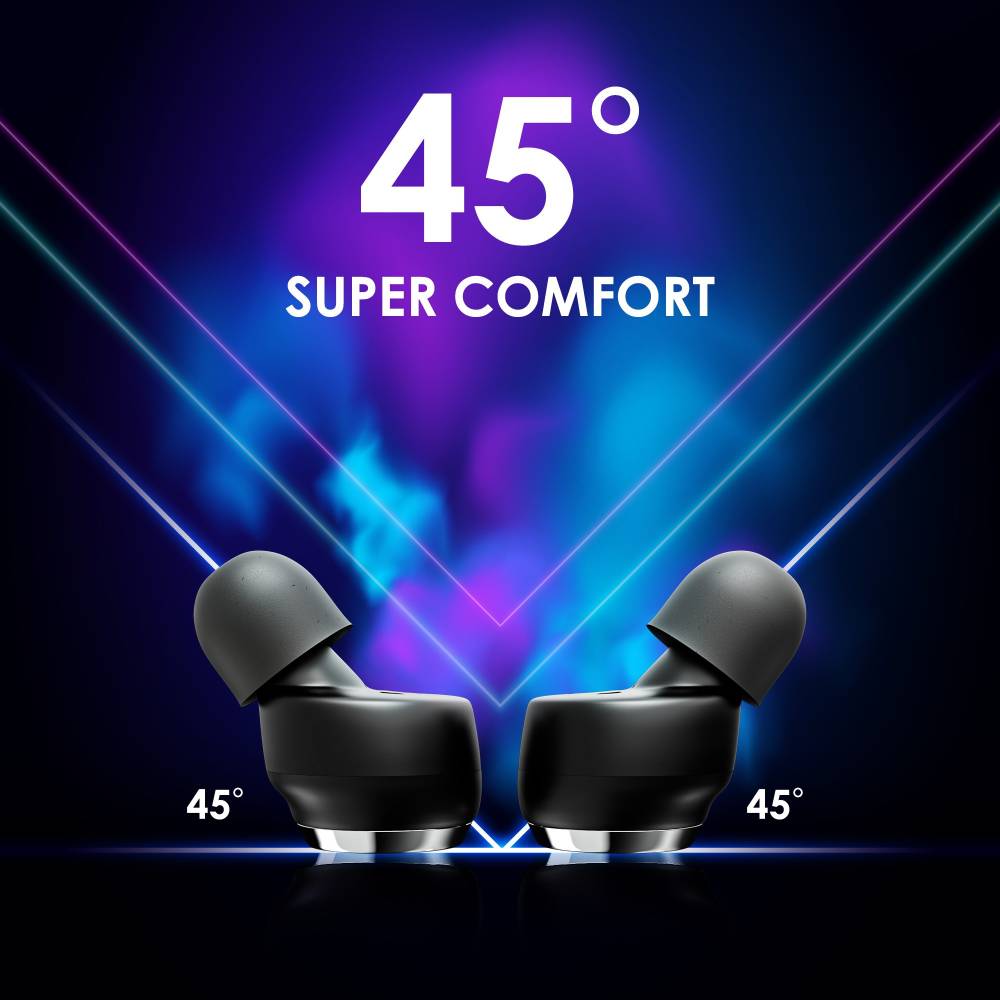 Blaupunkt BTW01 Wireless HD Sound Bluetooth Headset (Black, True Wireless)