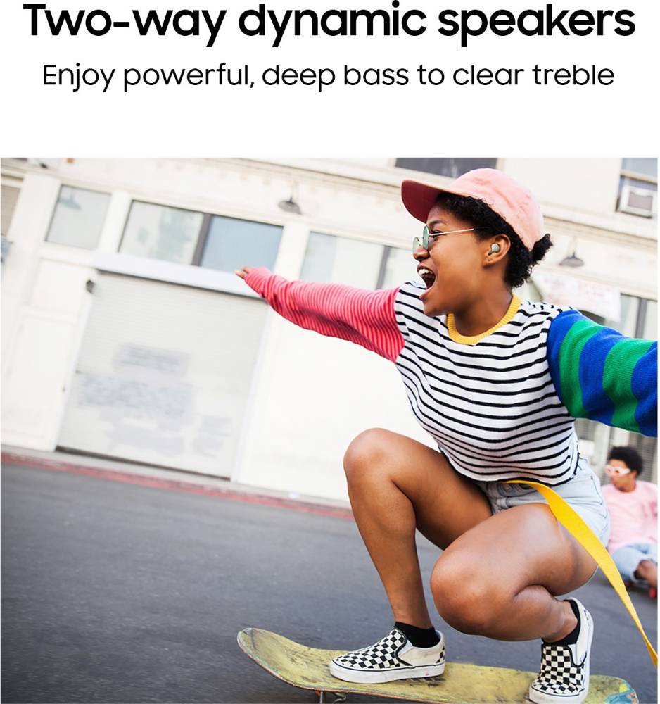 SAMSUNG Galaxy Buds 2 Bluetooth Headset (Lavender, True Wireless)