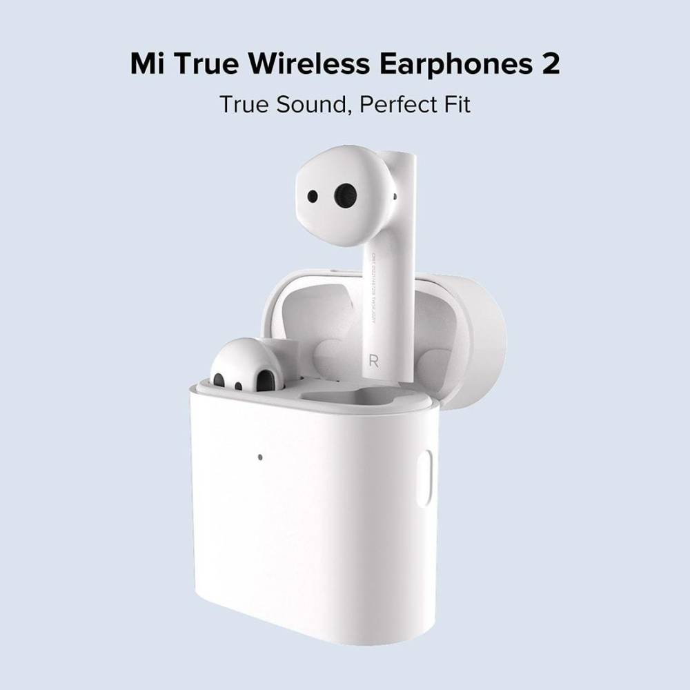 Mi True Wireless Earphones 2 Bluetooth Headset (White, True Wireless)