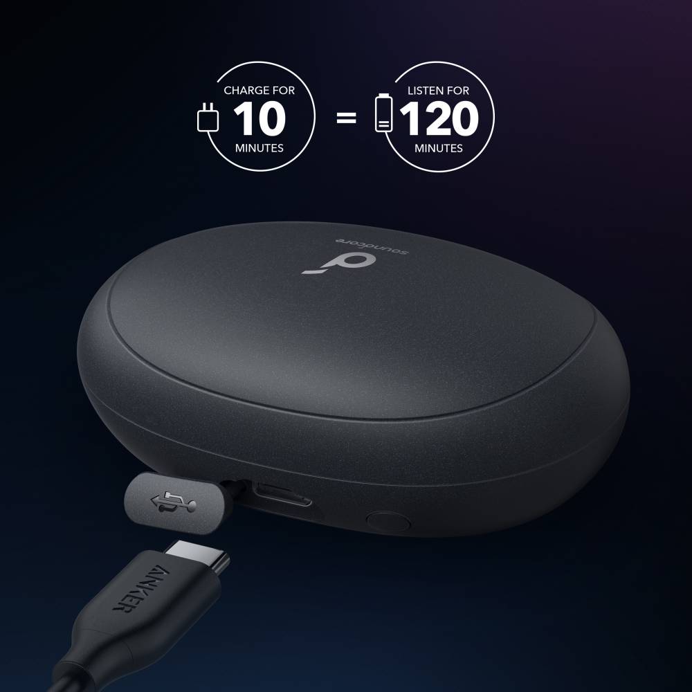 Soundcore by Anker Liberty 2 Pro with In-ear Studio Performance Bluetooth Headset (Black, True Wireless)