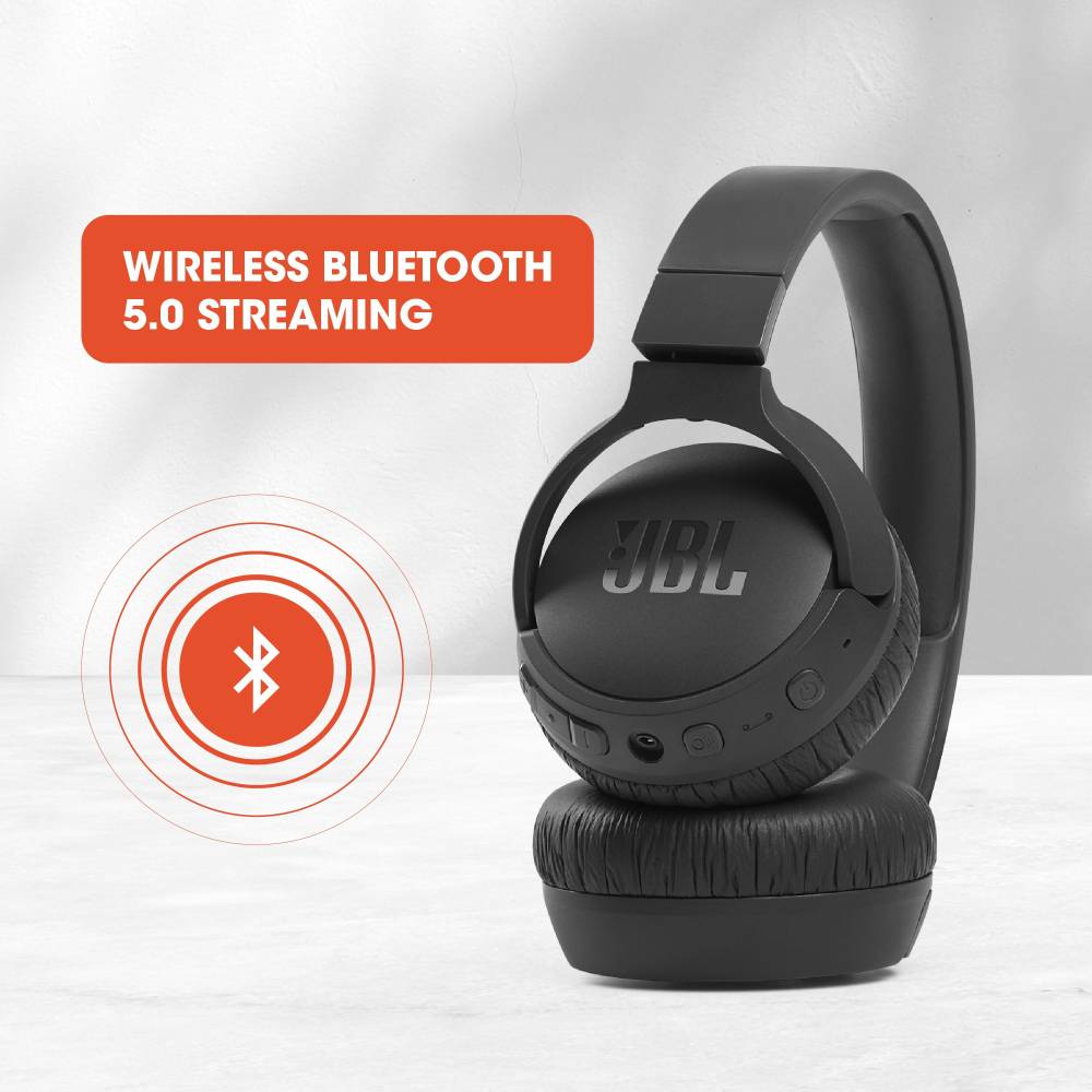 JBL Tune 660NC Active Noise Cancelling Bluetooth Headset (Black, On the Ear)