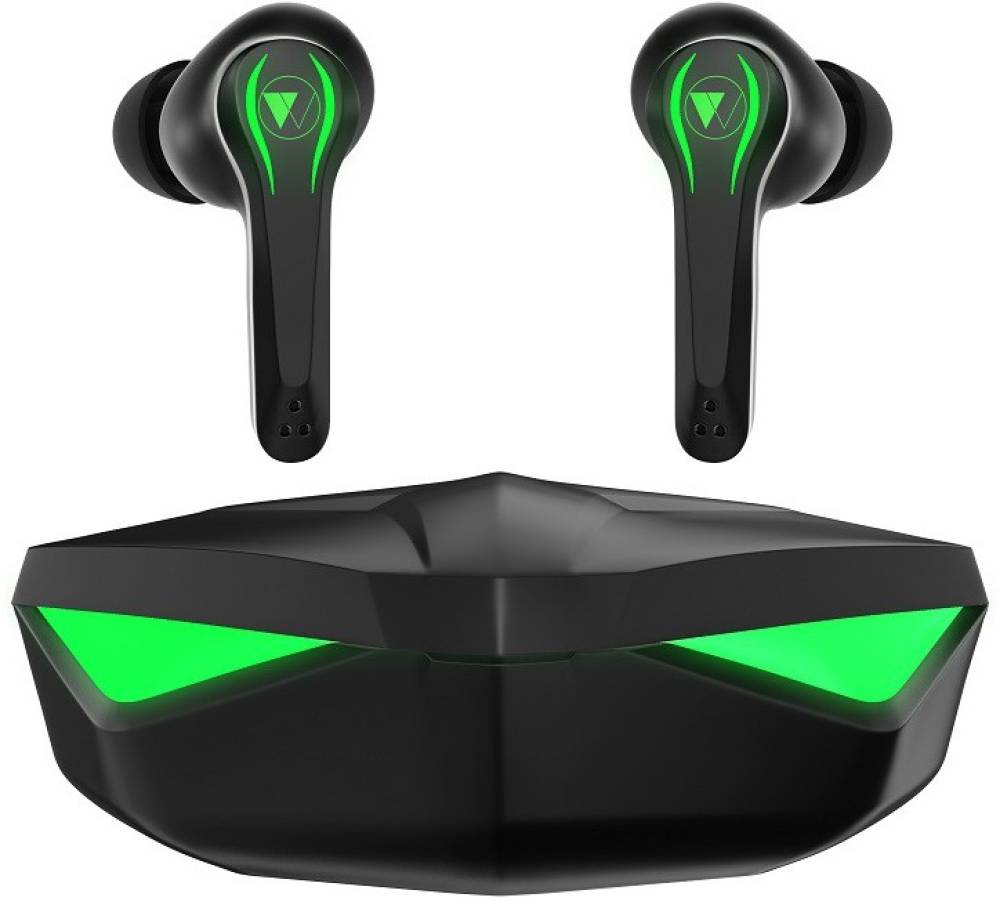 Wings Phantom Gaming TWS with 65 ms Latency Bluetooth Headset (Black, True Wireless)