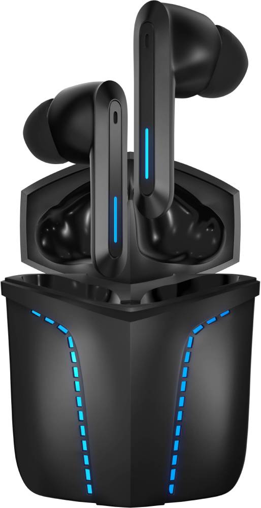 Wings Viper Gaming with 65 ms Latency Bluetooth Headset (Black, True Wireless)