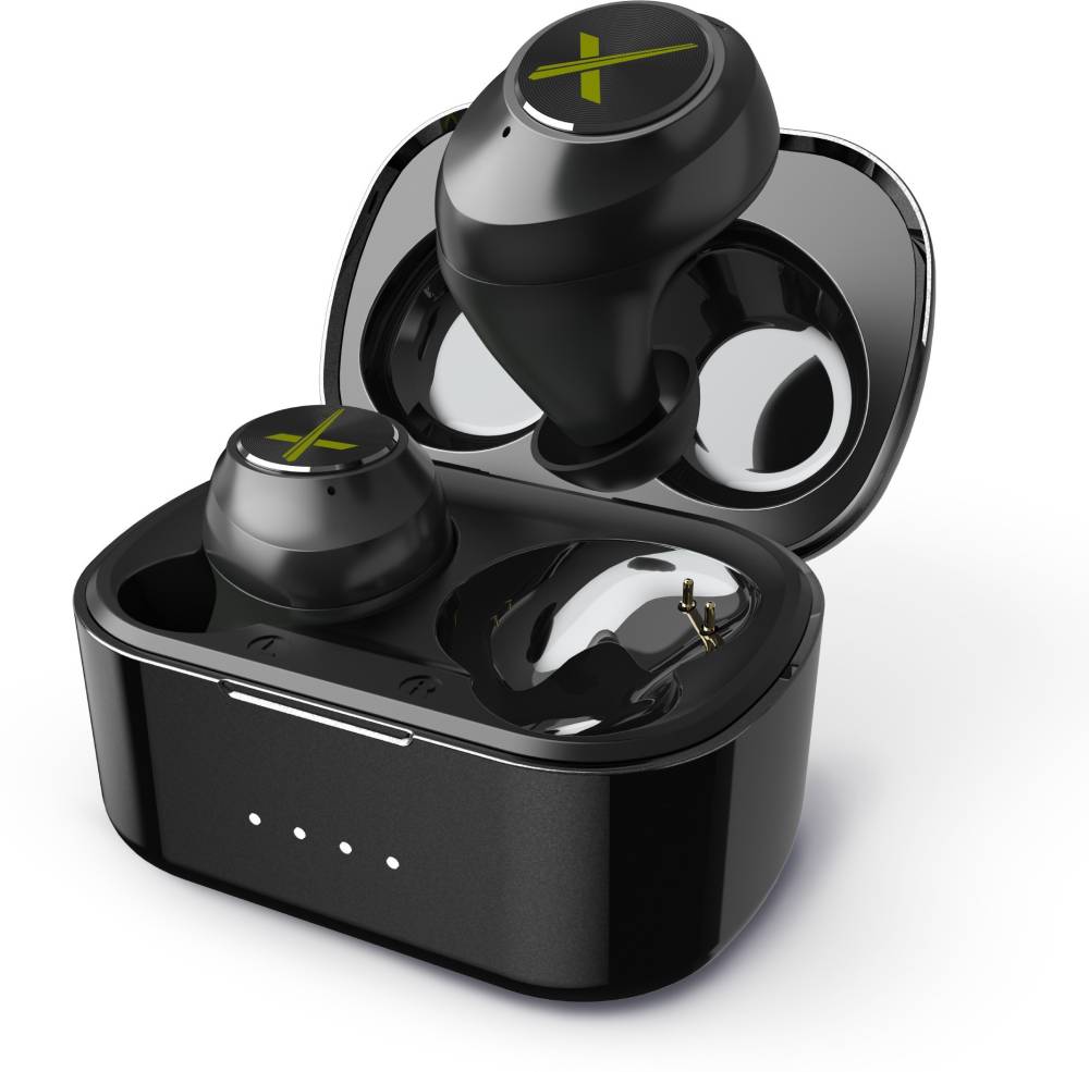 HRX X-Drops 9G with Quick Touch Technology Bluetooth Headset (Cosmic Black, True Wireless)