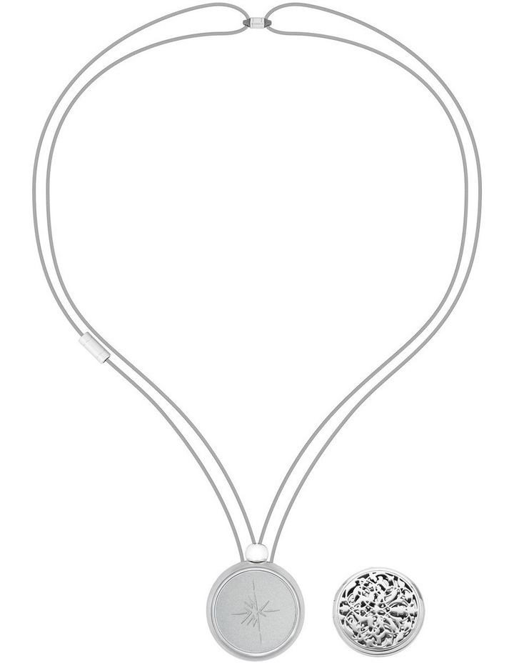Sound Necklace - Silver + Qliq Essence Lace - Silver