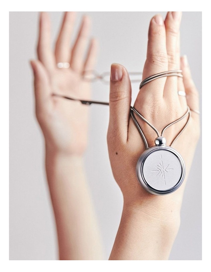 Sound Necklace - Silver + Qliq Essence Lace - Silver