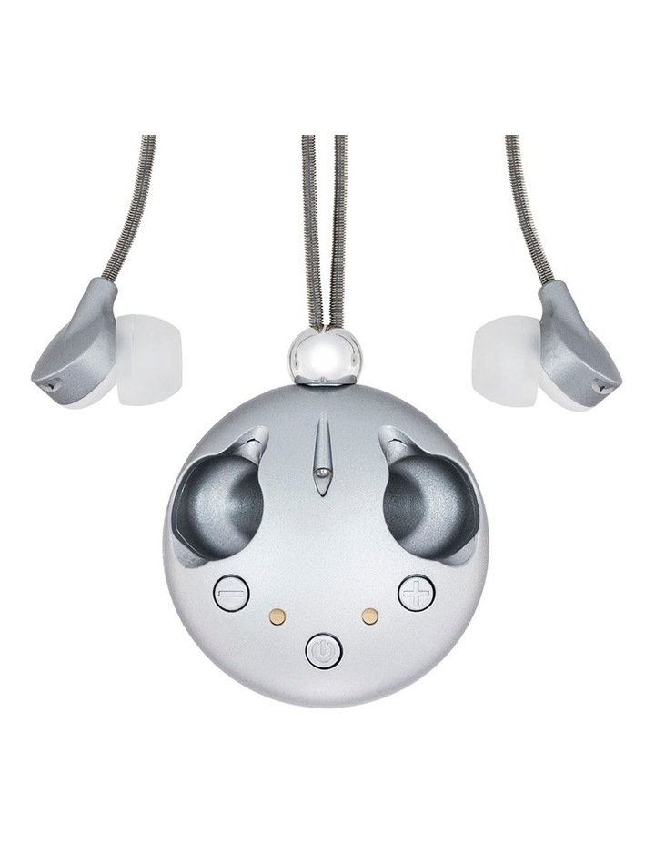 Sound Necklace - Silver + Qliq Essence Lace - Silver