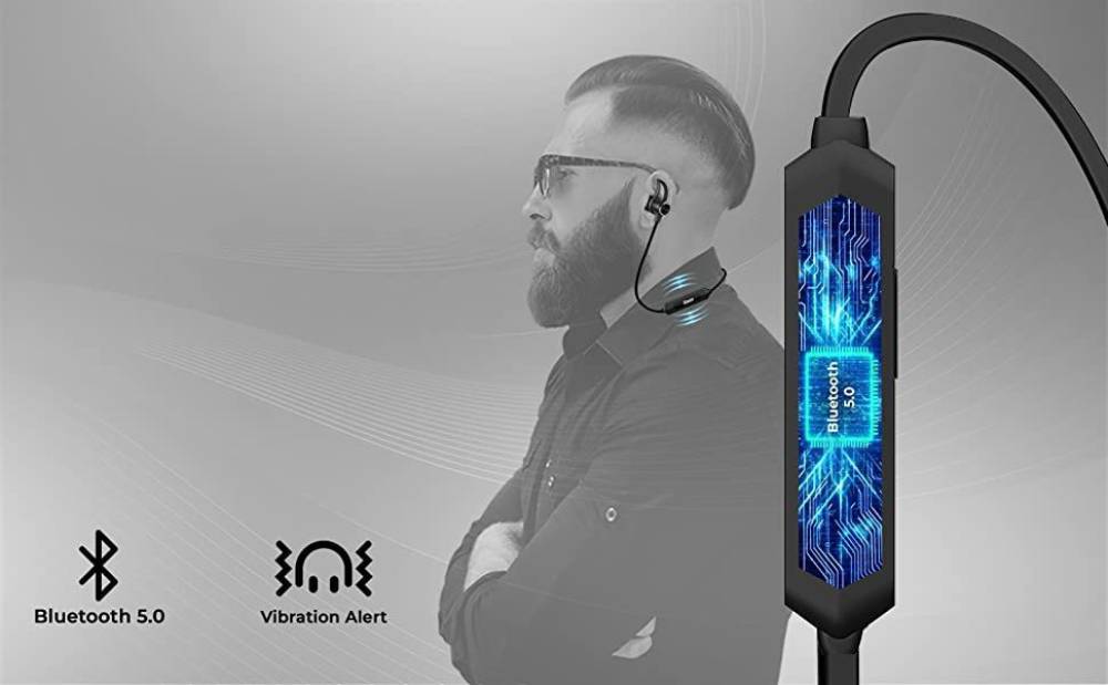 FOXXINN FOXIN EDGE-201 Bluetooth Headset (Black, In the Ear)