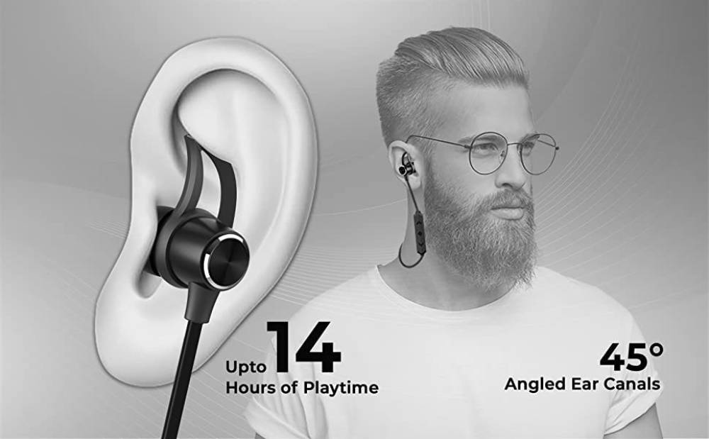 FOXXINN FOXIN EDGE-201 Bluetooth Headset (Black, In the Ear)