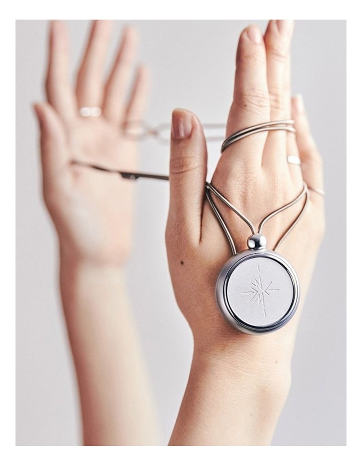 Sound Necklace - Silver + Qliq Filigree Bat Orchid