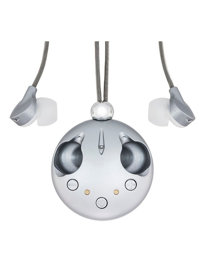 Sound Necklace - Silver + Qliq Filigree Bat Orchid