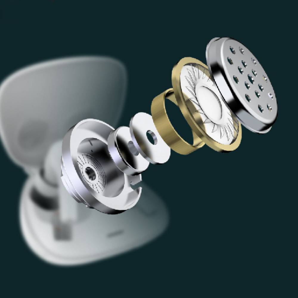 Lenovo HT06 Bluetooth Headset (White, True Wireless)