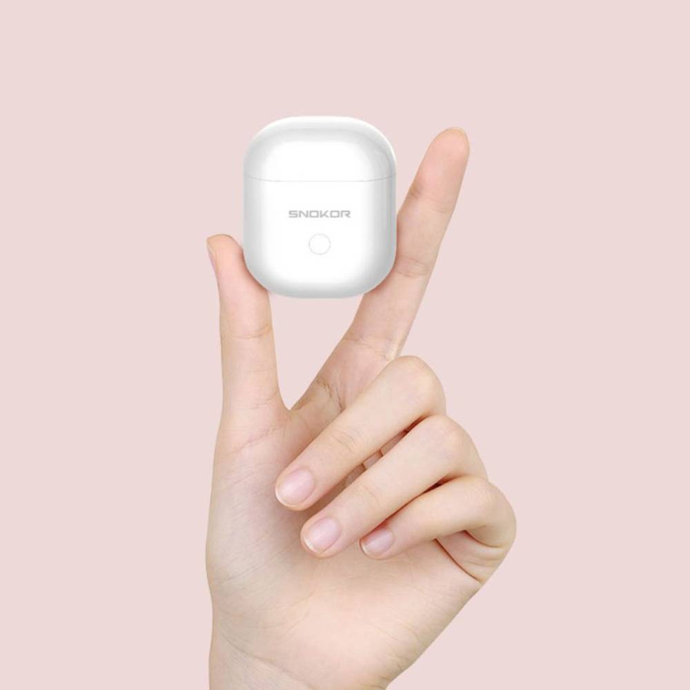 SNOKOR (by Infinix) iRocker Gods XE16 Bluetooth Headset (White, True Wireless)