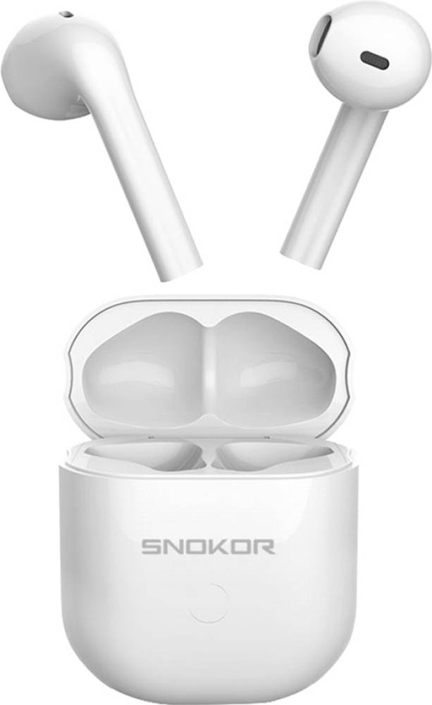 SNOKOR (by Infinix) iRocker Gods XE16 Bluetooth Headset (White, True Wireless)