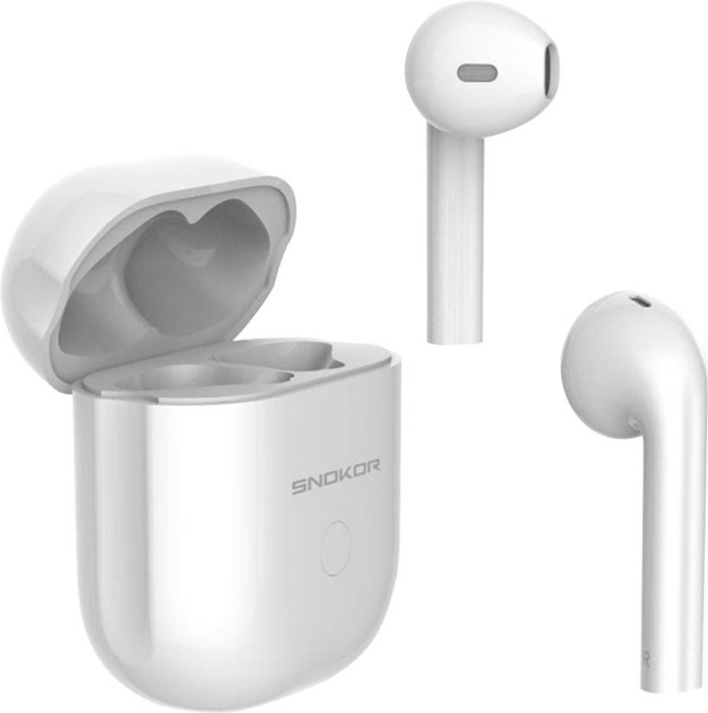 SNOKOR (by Infinix) iRocker Gods XE16 Bluetooth Headset (White, True Wireless)