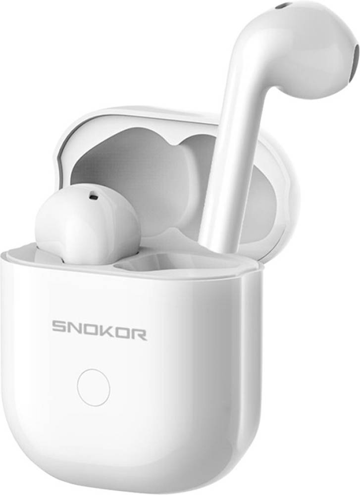 SNOKOR (by Infinix) iRocker Gods XE16 Bluetooth Headset (White, True Wireless)